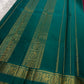 Handwoven lightweight Kanchipuram saree in maroon with gold zari medallions