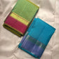 Thulir Pachai and Raspberry Pink Handwoven Pure Silk Kanchipuram Pattupet Saree, close-up of zari and silk-thread weaving