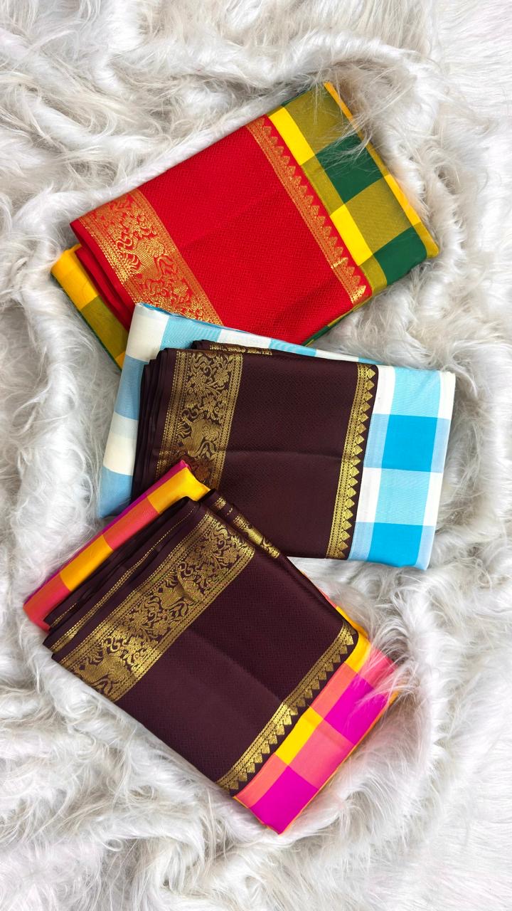 Vintage Paalum Pazhamum Kanchipuram silk saree with grand zari pallu by Idam Living