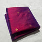 Amethyst Magenta Gold Pallu Pattu Silk Chanderi saree, pallu closeup