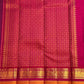 Peacock teal Korvai pure silk Kanchipuram saree with thick Veldhari body, double Korvai border and sunset-orange grid pallu, Idam Living (photo 4 of 5)