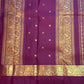 Antique-gold zari border detail on a Jamun Rettapet Kanchipuram silk saree, Idam Living (photo 3 of 5)