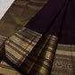 Coffee brown pure silk Kanchipuram saree with antique gold mayil chakram buttas, deep green accents, and a detailed peacock and arai maadam pallu, view 3.