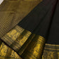 Karum pachai kanchipuram butta saree mayil gold border – Idam Living Pure Silk Kanchipuram saree