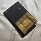 Karum pachai kanchipuram silk gold zari buttas – Idam Living Pure Silk Kanchipuram saree