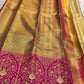 Kili floral jaal meenakari kanchipuram saree – Idam Living Pure Silk Kanchipuram saree