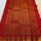 Kumkumam red Vairaoosi Kanjivaram silk saree with small gold buttas