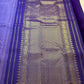 Lavender Violet Handwoven Pure Silk Kanchipuram Korvai Saree with Petite Zari Border