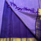 Lavender Violet Handwoven Pure Silk Kanchipuram Korvai Saree with Petite Zari Border