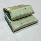 Full drape view of Mint Silk Pure Silk Chanderi Saree