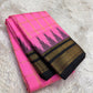 Silk Mark certified lightweight Arani saree with antique zari work