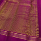 Royal Blue pure silk Kanjivaram saree — lightweight magenta