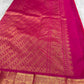 Traditional lightweight Kancheevaram saree with intricate peacock zari border