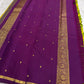 Lime Green Kanjivaram Saree — pallu detail with petite zari border