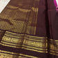 Vadamalli pink silk body with narrow oosivaanam gold lines and small spaced gold buttas
