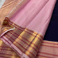 Luxury Kanjivaram silk saree – royal purple paisley zari buttas — Idam Living