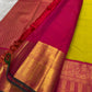 Maanga gold zari korvai border kanchipuram saree – Idam Living Pure Silk Kanchipuram saree