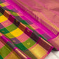 Magenta border Paalum Pazhamum Kanjivaram saree detail