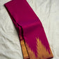 Ettukol zari flame-edge border weave close-up detail