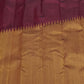 Ettukol flame motifs in gold zari on maroon Kanjipuram pure silk saree — Idam Living