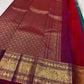 Mayil Kazhuthu Kanchipuram Saree — folded full saree view