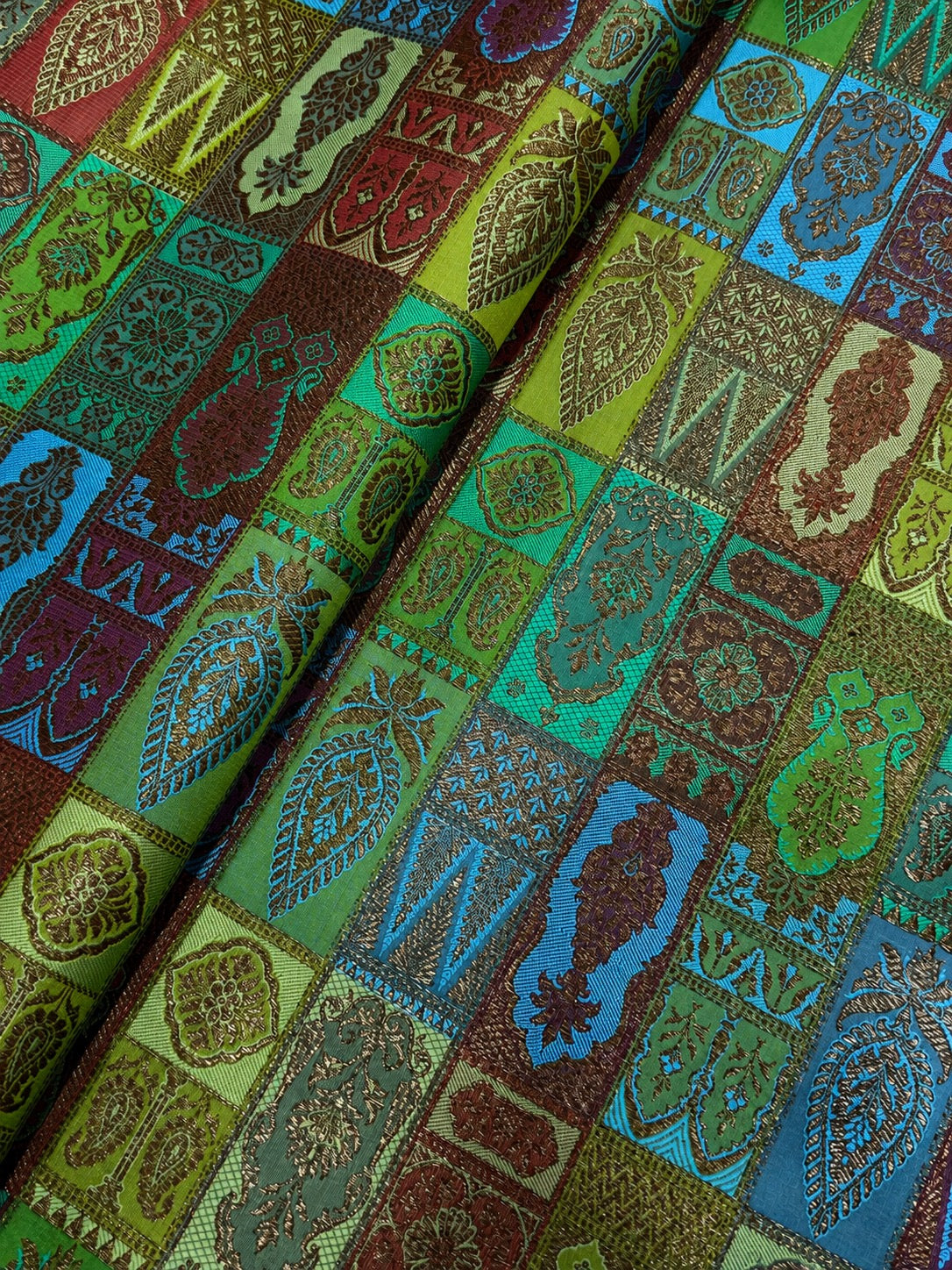 Banarasi silk blouse custom made to measure — hand embroidery option available | Idam Living
