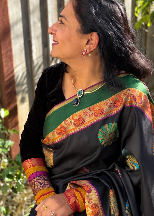 Idam Living saree shared by a client on Instagram