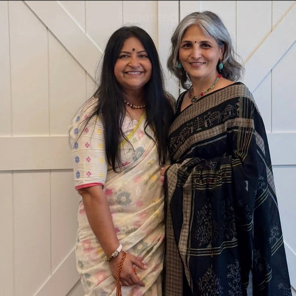 Idam Living saree shared by a client on Instagram