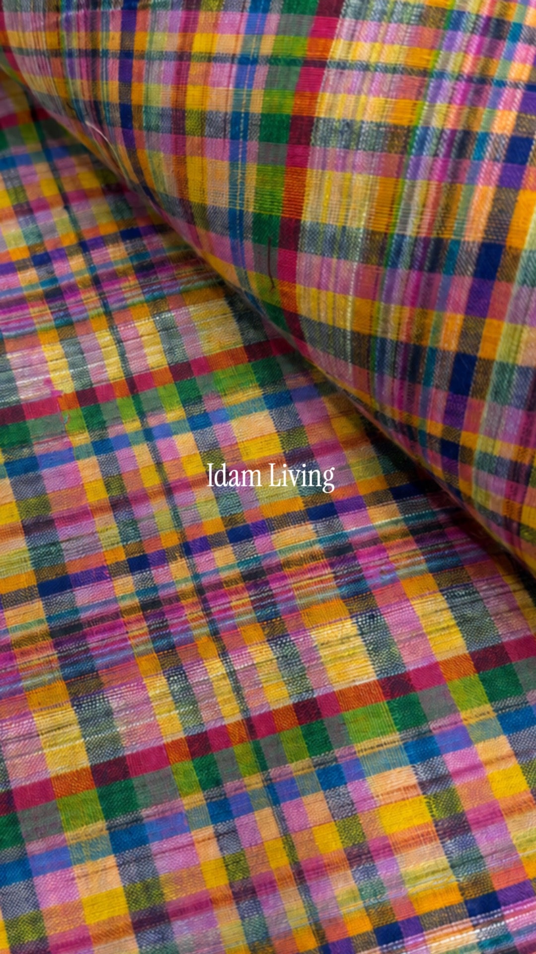 Custom Made Multicolor Checks pure Handwoven  cotton Blouse (Made to Measure)