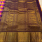 Multicolour Handwoven Pure Silk Kanjivaram Paalum Pazhamum Saree with Aubergine Gold Zari Border