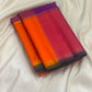Multicolour Pure Silk Kanjipuram Paalum Pazhamum Saree - border detail