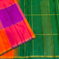 Multicolour Pure Silk Kanjipuram Paalum Pazhamum Saree - front view