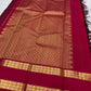 Multicolour Mayil Chakram buttas on black Kanjeevaram Rettapet silk saree - Idam Living