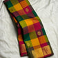 Multicolour pure silk Kanjivaram saree — paalum pazhamum, full drape