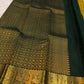 Handwoven zari paisley butta motif on Antique Mustard Gold silk.