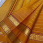 mustard gold silk saree rt-vh draped view