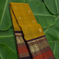 Mustard Handwoven Pure Silk Kanchipuram Saree with Varisaipet Vanasringaram Border