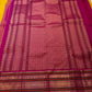 Mustard Yellow Handwoven Pure Silk Kanchipuram Saree with Pink Varisaipet Border
