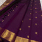 Pure silk Kanchivaram saree with elegant Annapakshi motifs woven in luminous antique gold zari