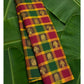Paalum pazhamum borderless handwoven Kanchipuram pure silk saree with zari kattam and vanasringaram motifs — Idam Living