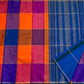 Paalum pazhamum pallu on handwoven Kancheepuram pure silk saree — Idam Living
