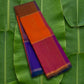 Paalum pazhamum handwoven Kancheepuram pure silk saree with big checks and mullai moggu butta — Idam Living