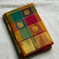 Crimson temple border with gold zari on paalum pazhamum Kanjeevaram silk saree — Idam Living