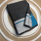 Reversible Patteda Anchu saree showing both sides broad border — Idam Living