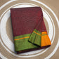 Patteda Anchu saree border zari detail handwoven Karnataka — Idam Living