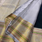 Mayil Kazhuthu Kanchipuram saree with large floral-tree zari buttas and silver border