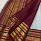 Stacked Varisaipet zari border showing Mayil Kann and Thazhampoo Reku patterns on grey silk