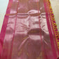 Pink Ettukol Kanjivaram silk saree full view