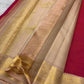 Pink Ganga Jamuna Kanchipuram silk saree border detail