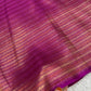 Paaku Brown Pure Silk Kanchipuram Zari Kattam Saree with Arakku Yaanai Gold Zari Border